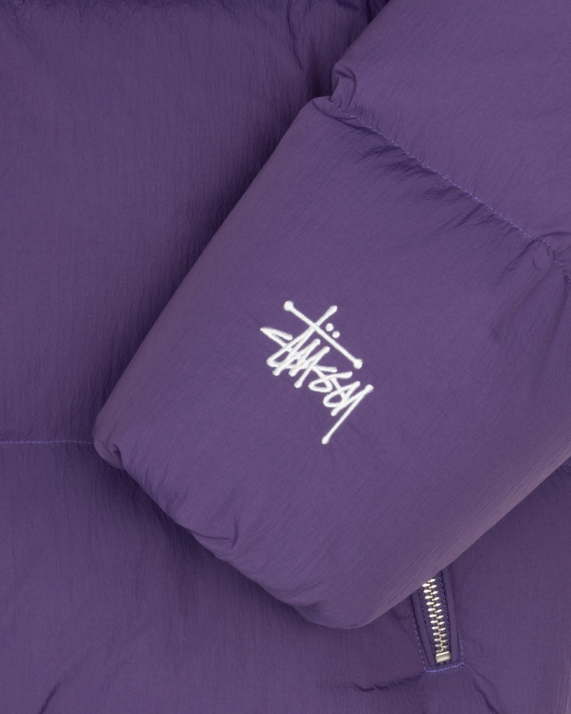 Stussy Down Puffer Nylon - Unisex Jackets Violetit | ZFINQ95479