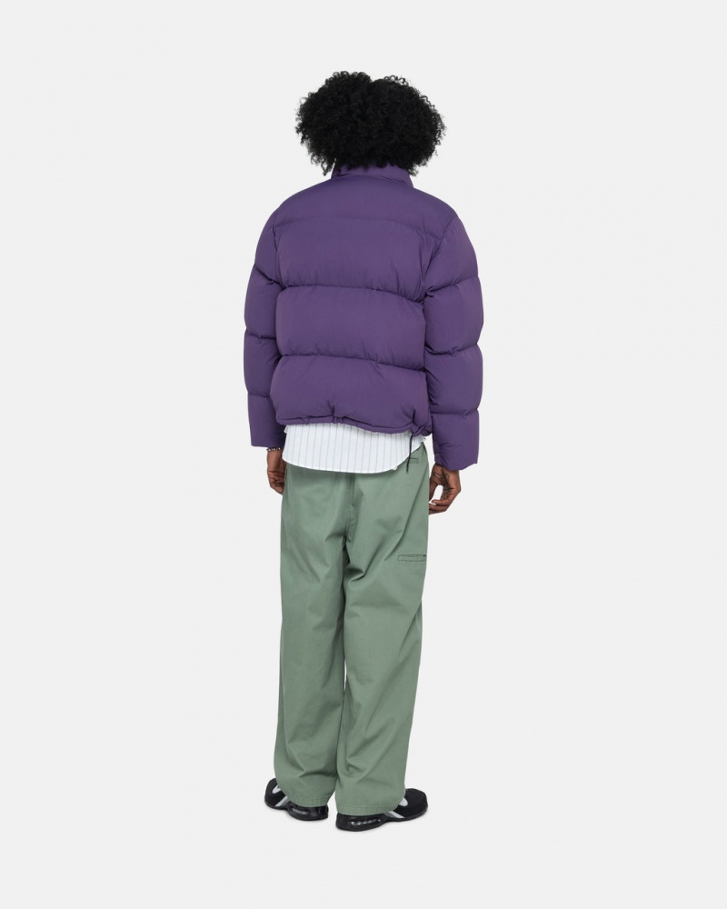 Stussy Down Puffer Nylon - Unisex Jackets Violetit | ZFINQ95479