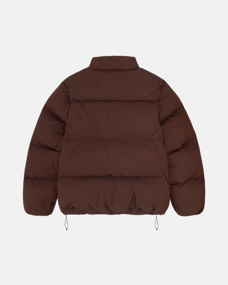 Stussy Down Puffer Nylon - Unisex Jackets Ruskea | DFIVO45465