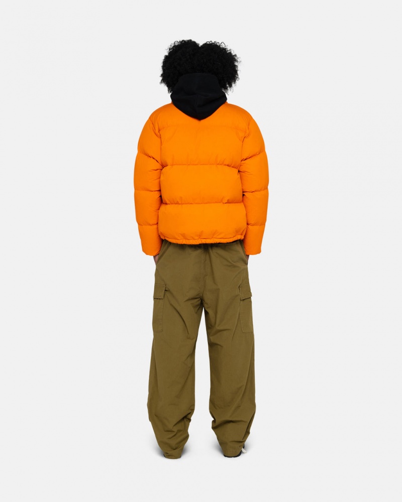 Stussy Down Puffer Nylon - Unisex Jackets Oranssi | DFIVO25605