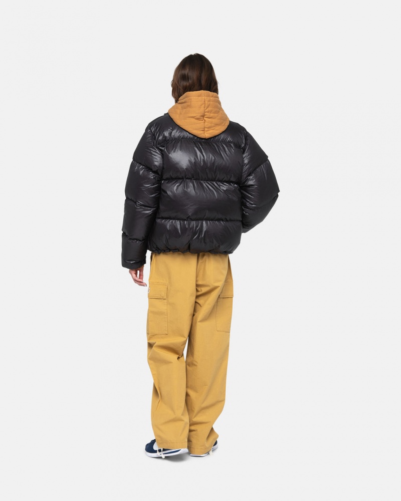 Stussy Down Puffer Parachute Ripstop - Unisex Jackets Harmaat | FIZPD16175