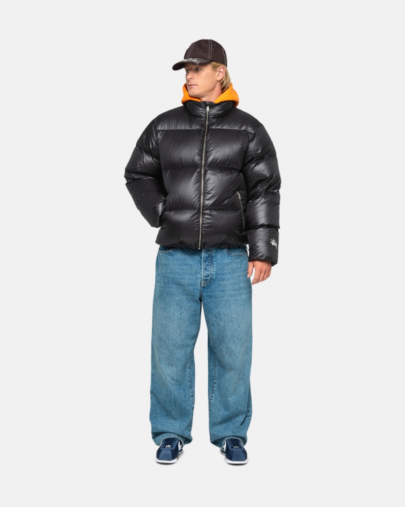 Stussy Down Puffer Parachute Ripstop - Unisex Jackets Harmaat | FIZPD16175