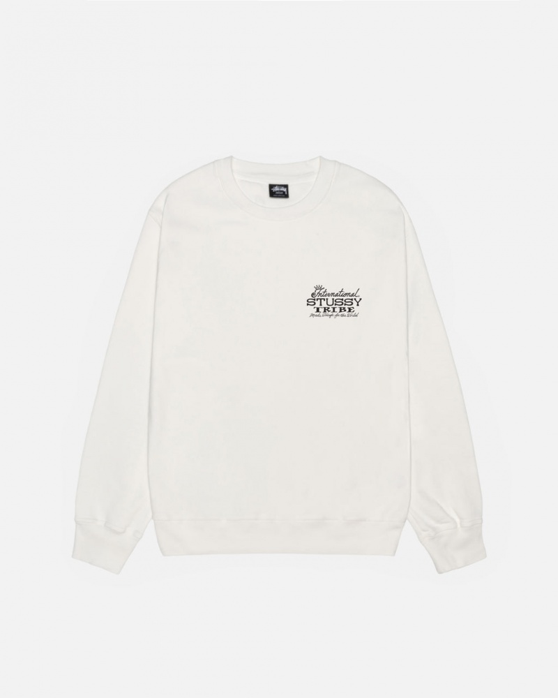 Stussy IST Crew Pigment Dyed - Unisex Hoodies Beige | FIJVR37813