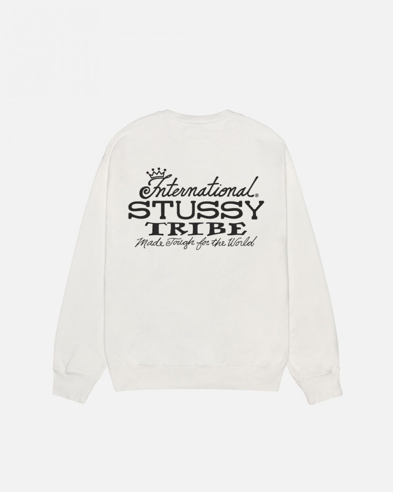 Stussy IST Crew Pigment Dyed - Unisex Hoodies Beige | FIJVR37813