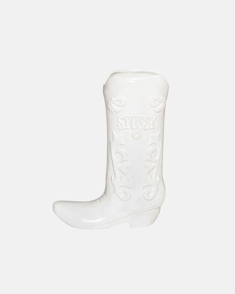 Stussy Keraaminen Boot Vase - Vase/Pottery Valkoinen | FIZPD65552