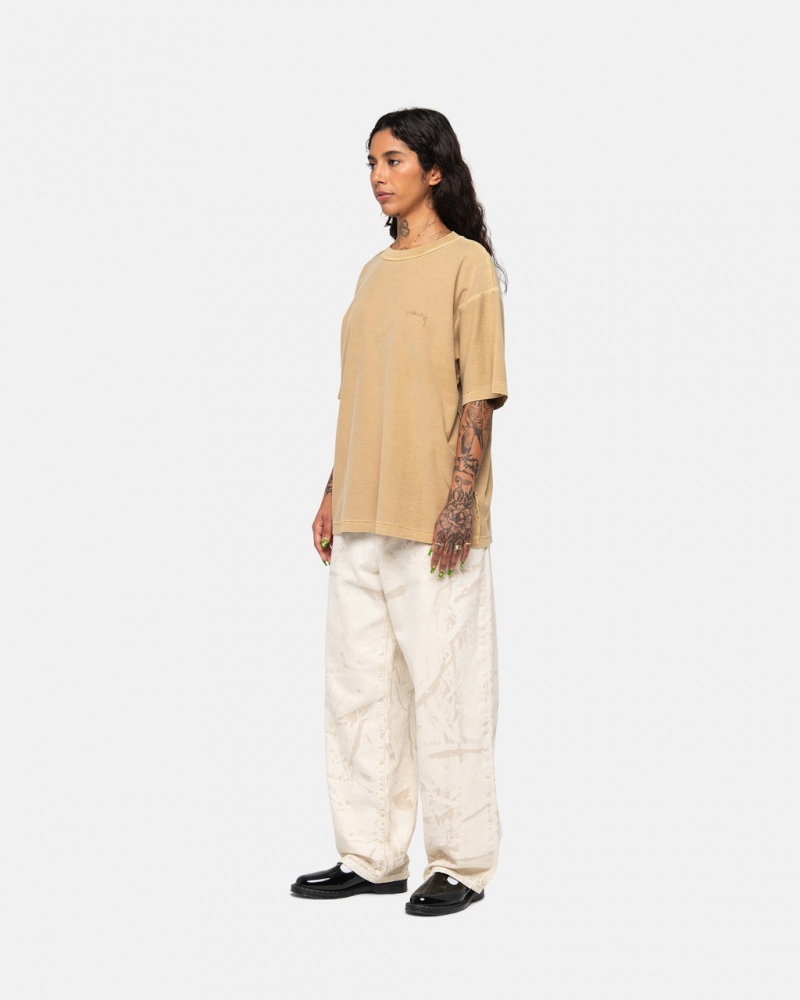 Stussy Lazy Tee - Unisex Longsleeve T-Shirts Kultaiset | TFIPQ46615