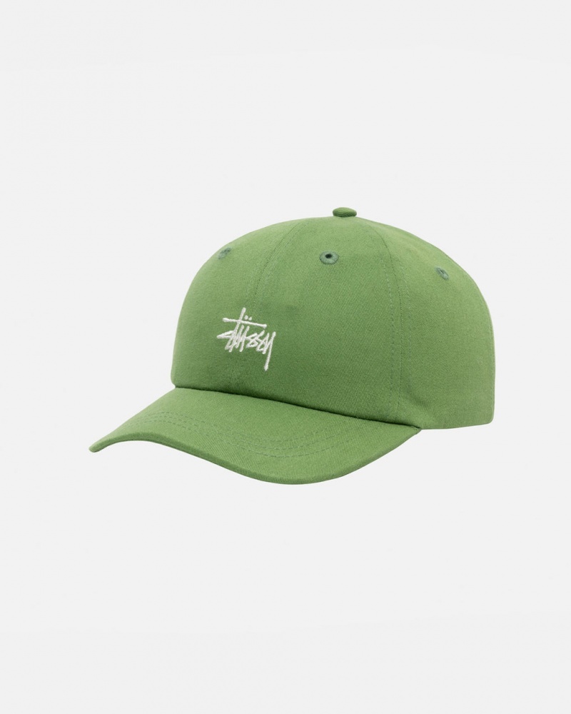 Stussy Low Pro Basic Stock Strapback - Unisex Vihreä | XFIBH29600