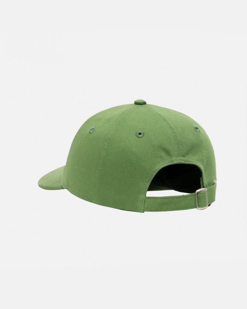 Stussy Low Pro Basic Stock Strapback - Unisex Vihreä | XFIBH29600