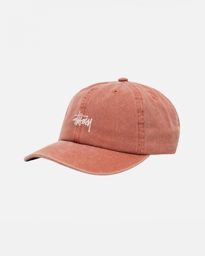 Stussy Low Pro Basic Washed Strapback - Unisex Ruskea | XFIGW58240