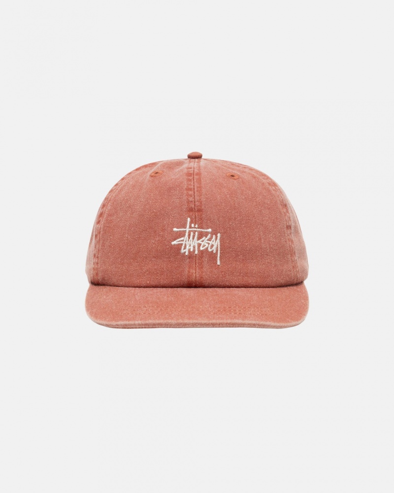 Stussy Low Pro Basic Washed Strapback - Unisex Ruskea | XFIGW58240