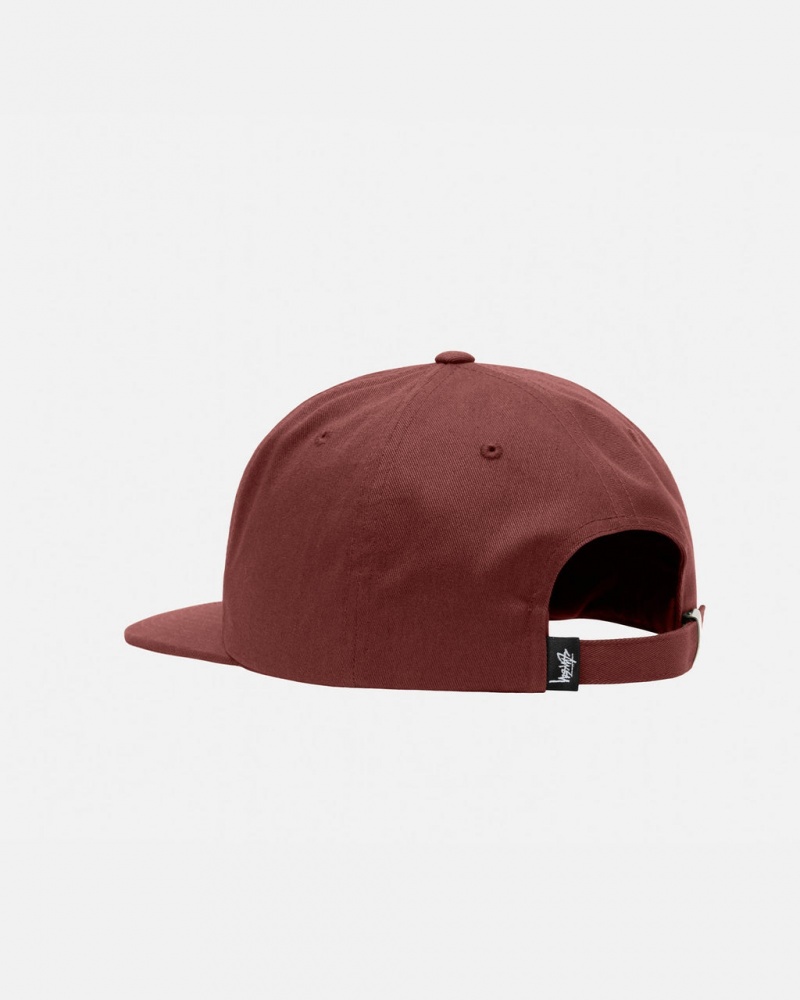 Stussy Mid-Depth Basic Strapback - Unisex Punainen Ruskea | MFIFT24230