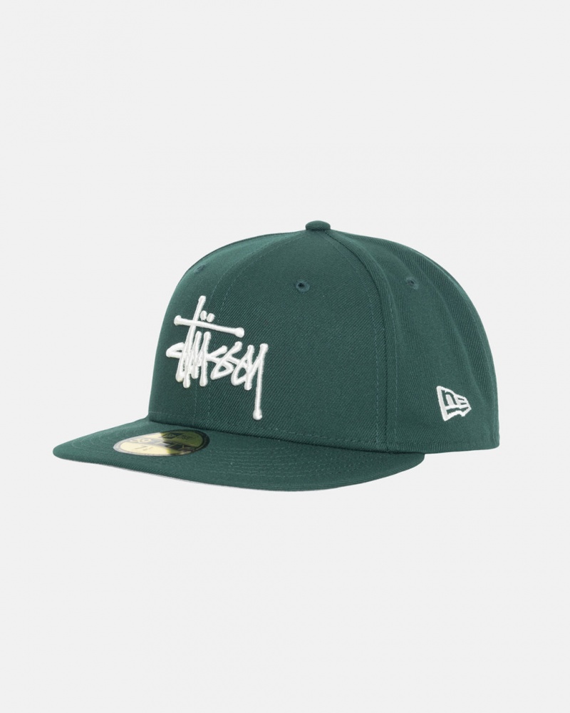 Stussy New Era 59Fifty Authentic - Unisex Vihreä | MFIFT19229