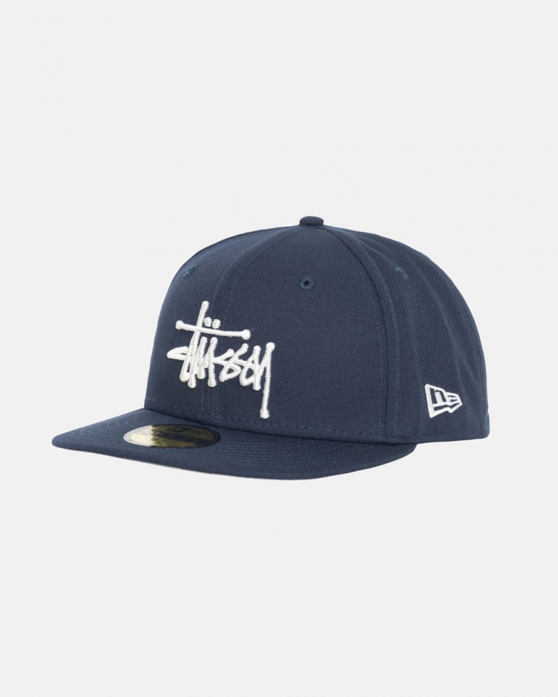 Stussy New Era 59Fifty Authentic - Unisex Laivastonsininen | LFISX31741