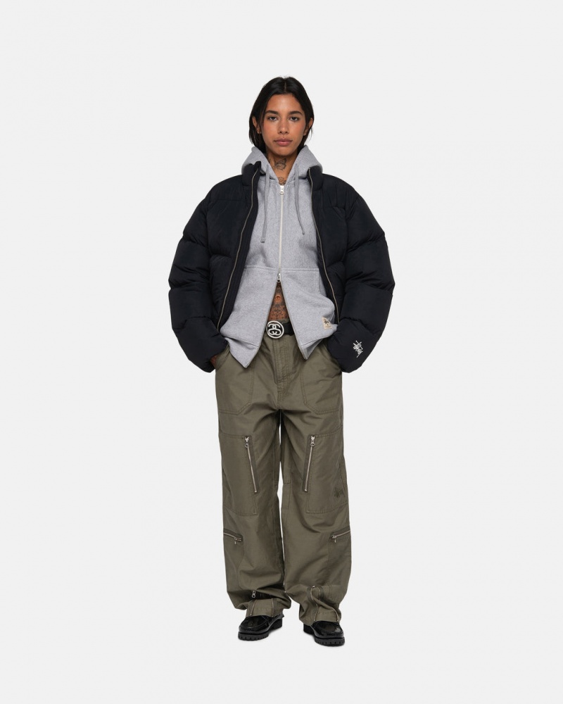 Stussy Nyco Flight Pant - Unisex Jeans Pants Oliivinvihreä | FICVG16609