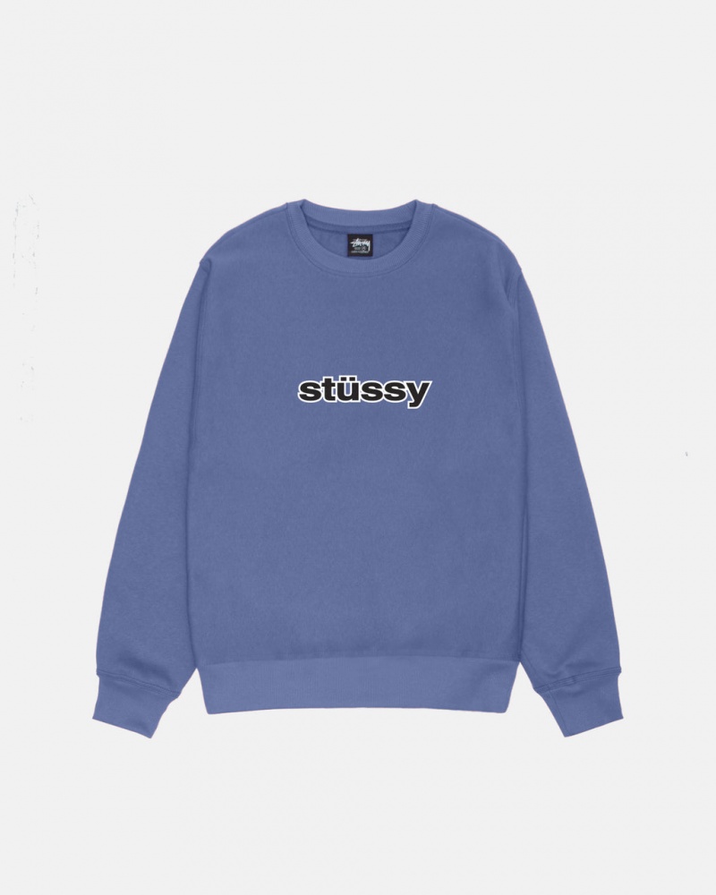 Stussy SS-Link Crew - Unisex Hoodies Sininen | FIZPD18159