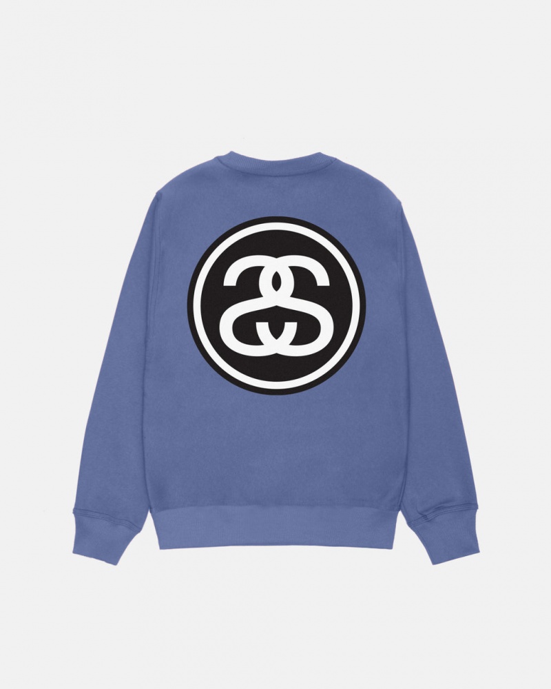 Stussy SS-Link Crew - Unisex Hoodies Sininen | FIZPD18159