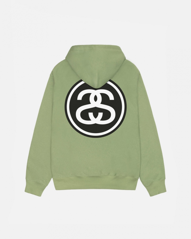 Stussy SS-Link Hoodie - Unisex Hoodies Vihreä | FIEAH19601