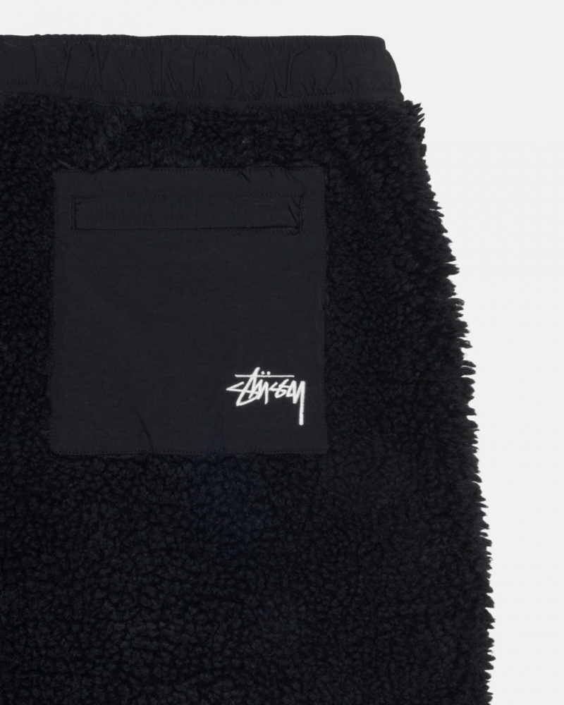 Stussy Sherpa Lyhyt - Mens Lyhyt | Stussy Mustat | SFIVO18632