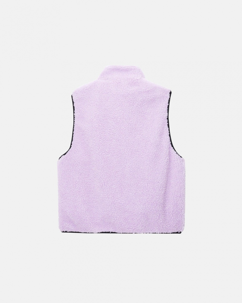 Stussy Sherpa Reversible Vest - Unisex Jackets Laventeli | GFIEC29647