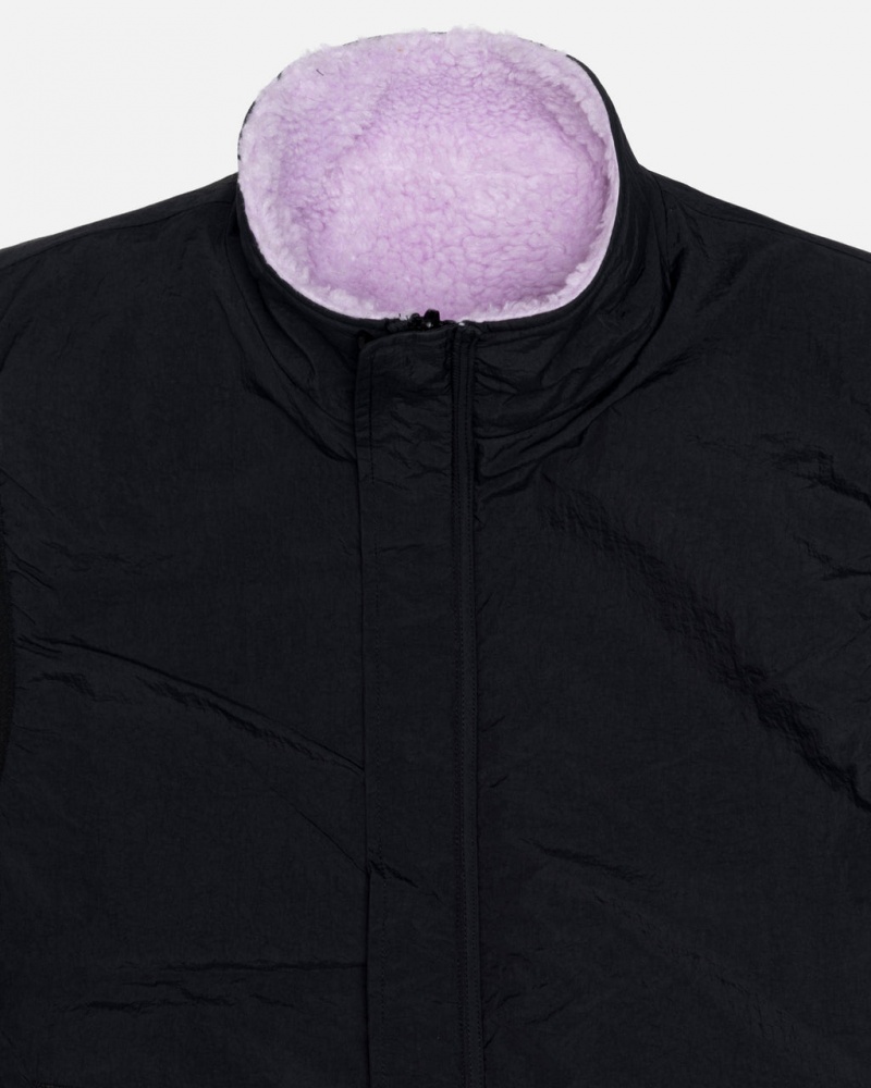 Stussy Sherpa Reversible Vest - Unisex Jackets Laventeli | GFIEC29647