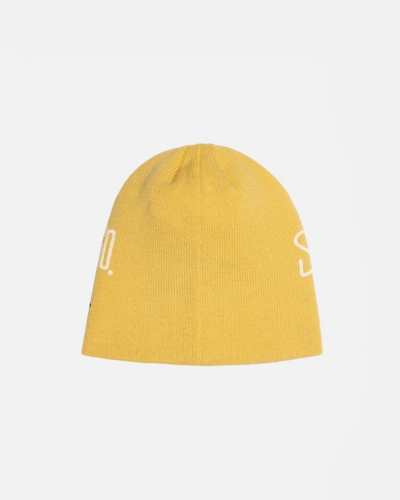 Stussy Skullcap Workgear Print - Unisex Sinapinkeltainen | FIDYB45680