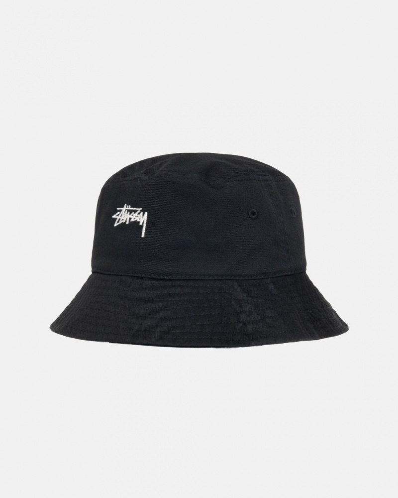 Stussy Stock Bucket Hat - Mens Mustat | UFITG63281