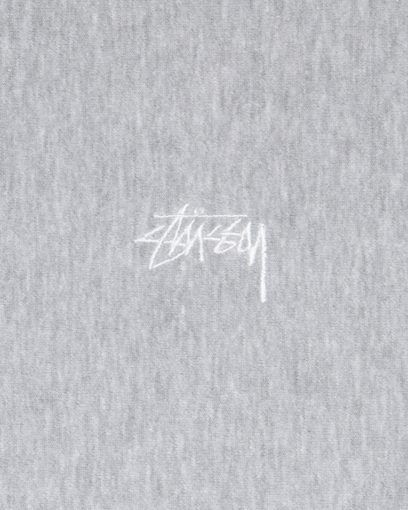 Stussy Stock Logo Crew - Unisex Hoodies Harmaat | FFIHY58309