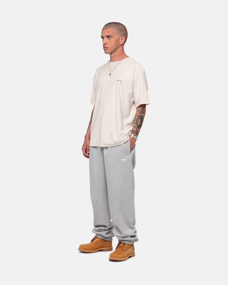 Stussy Stock Logo Sweatpant - Unisex Pants Harmaat | DFIVO77673