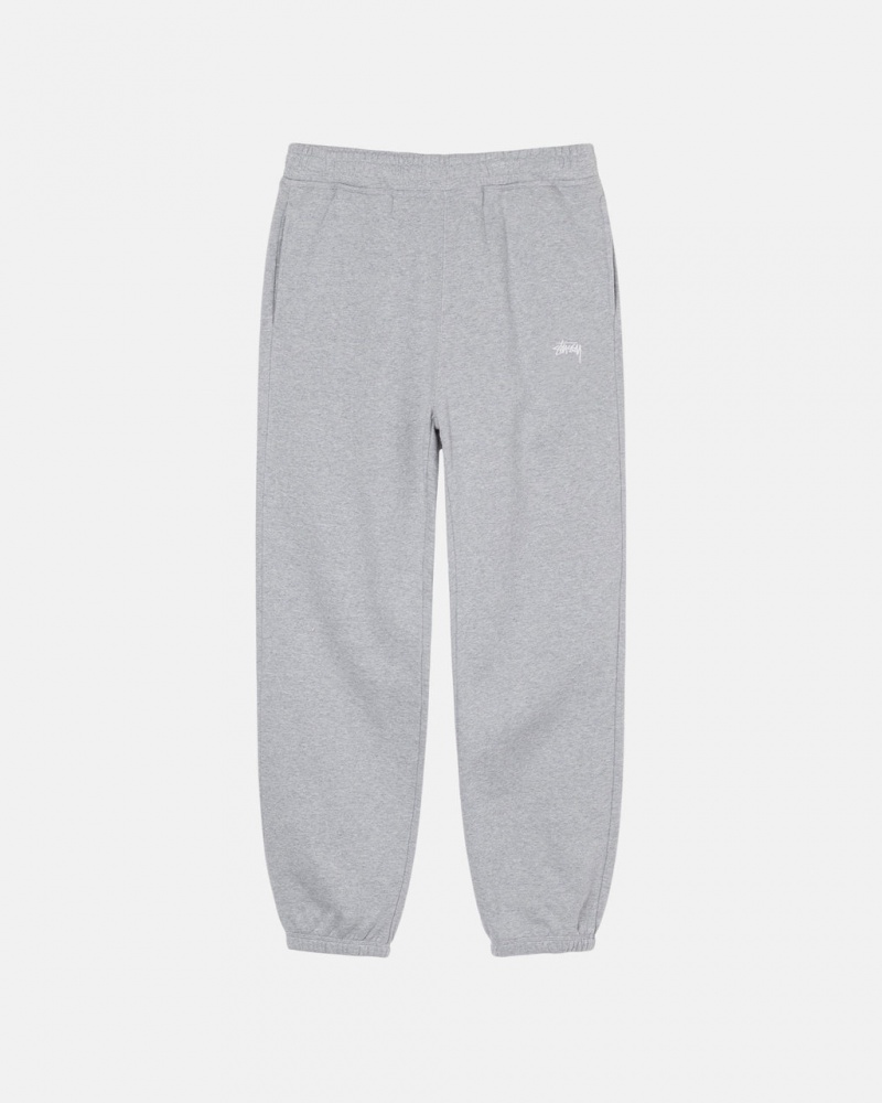 Stussy Stock Logo Sweatpant - Unisex Pants Harmaat | DFIVO77673