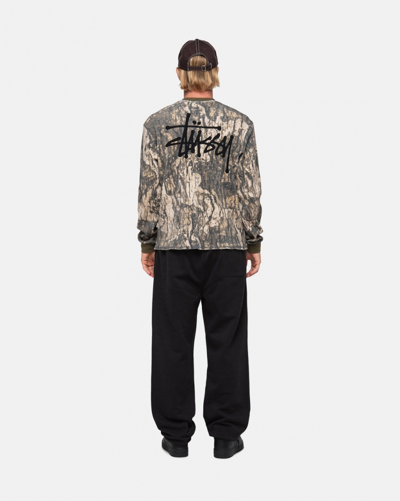 Stussy Stock Logo Sweatpant - Unisex Pants Mustat | SFIVO88685