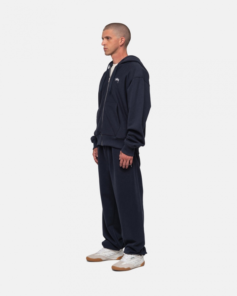 Stussy Stock Logo Sweatpant - Unisex Pants Laivastonsininen | PFIQX31698