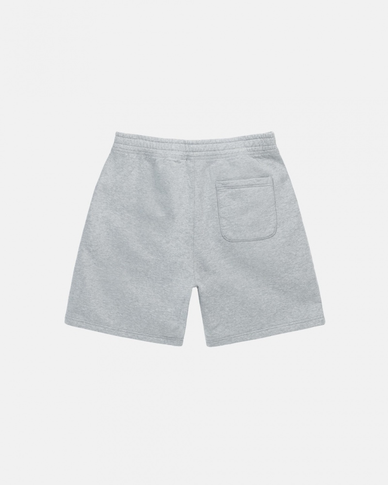 Stussy Stock Logo Sweatshort - Unisex Shorts Trunks Harmaat | FIEAH77569