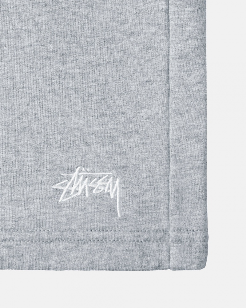 Stussy Stock Logo Sweatshort - Unisex Shorts Trunks Harmaat | SFIVO52245