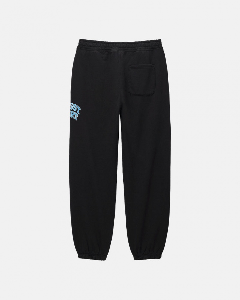 Stussy Stüssy Urheilu Sweatpant - Unisex Jeans Pants Mustat | UFIND13326