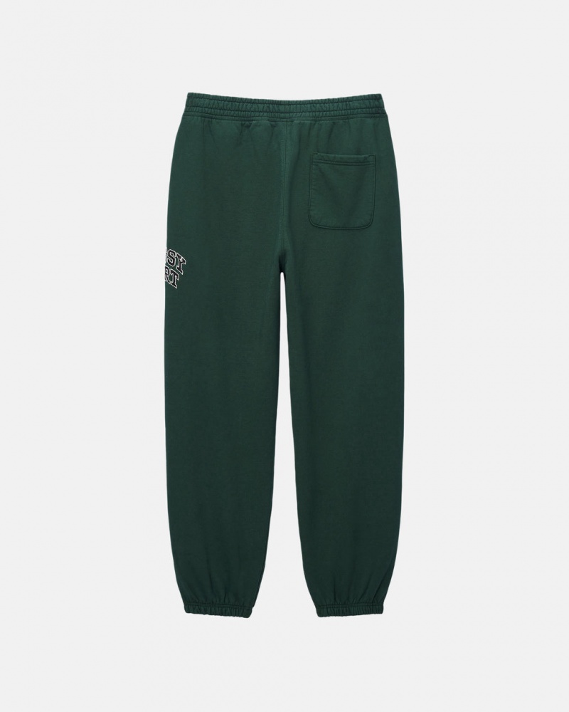 Stussy Stüssy Urheilu Sweatpant - Unisex Jeans Pants Syvä Vihreä | LFITR49080