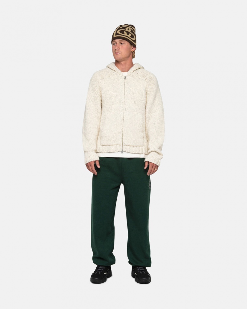 Stussy Stüssy Urheilu Sweatpant - Unisex Jeans Pants Syvä Vihreä | LFITR49080