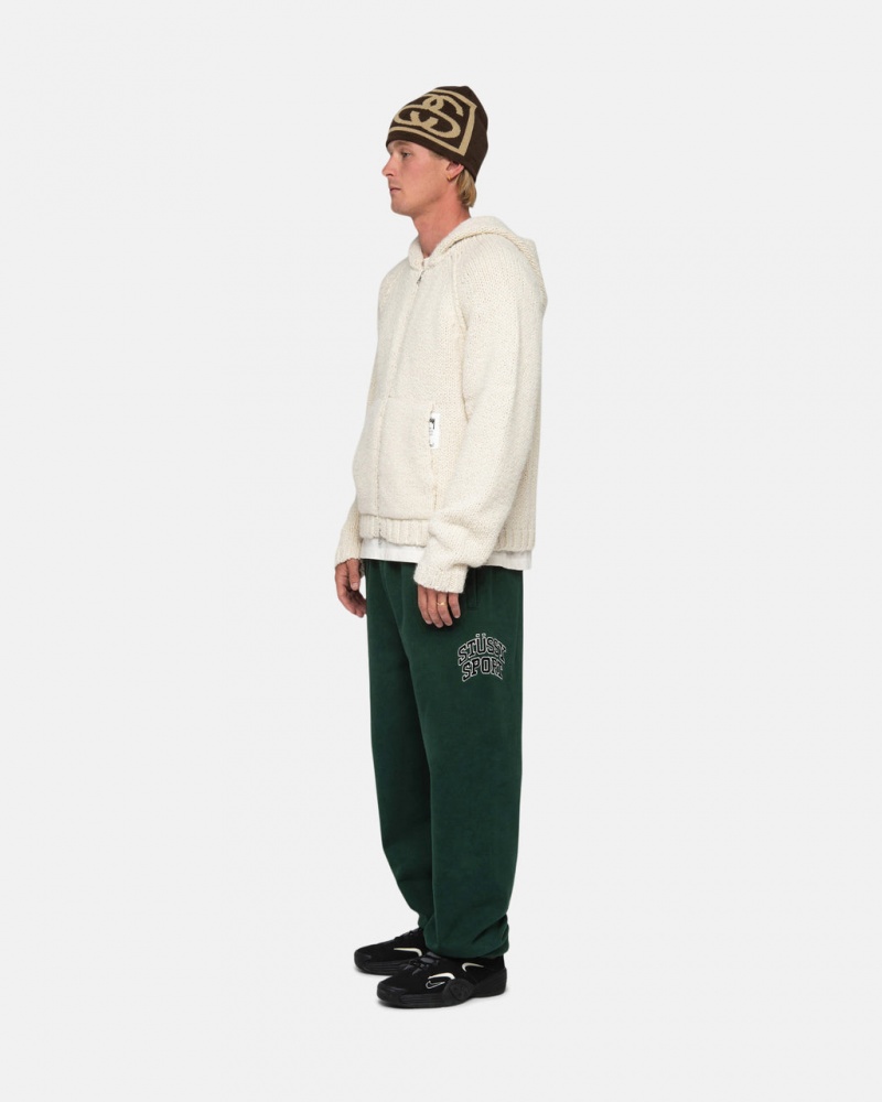 Stussy Stüssy Urheilu Sweatpant - Unisex Jeans Pants Syvä Vihreä | LFITR49080