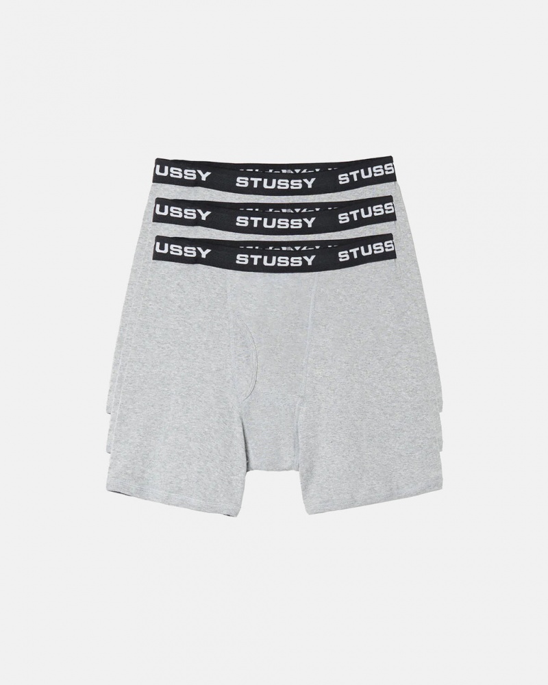 Stussy Stussy Bokserin Briefs - Unisex Shorts Trunks Harmaat | UFIND32163