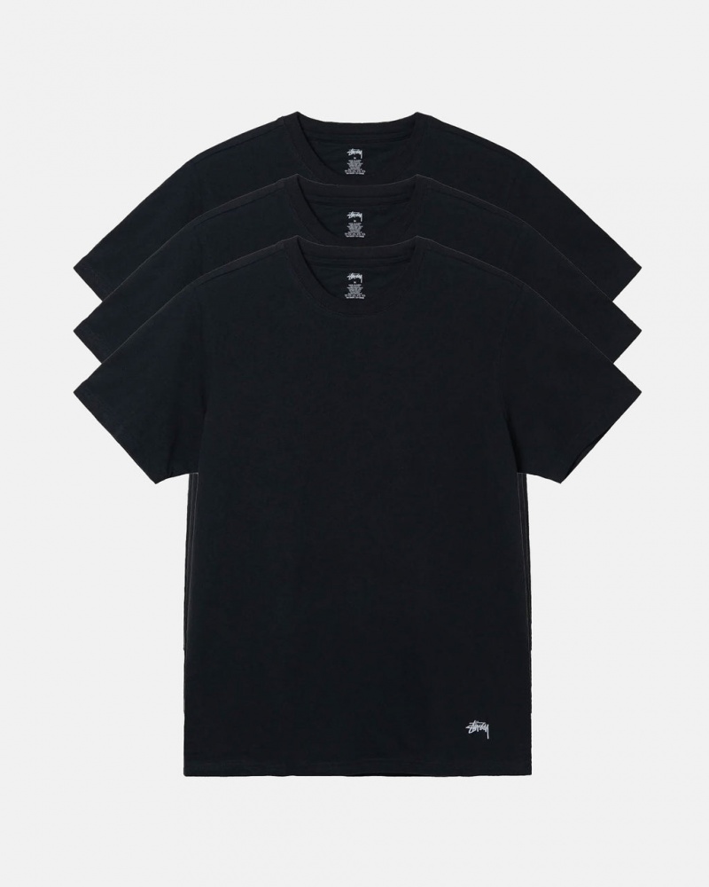 Stussy Stussy Undershirt - Unisex Sweaters Knits Mustat | LFITR58300