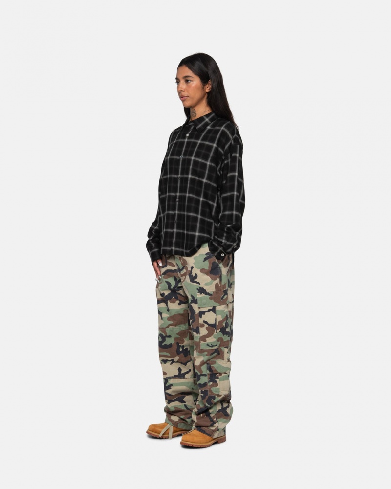 Stussy Surplus Cargo Ripstop - Unisex Jeans Pants Camo | FINZX65734