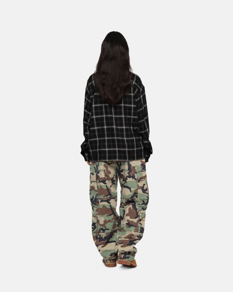 Stussy Surplus Cargo Ripstop - Unisex Jeans Pants Camo | FINZX65734