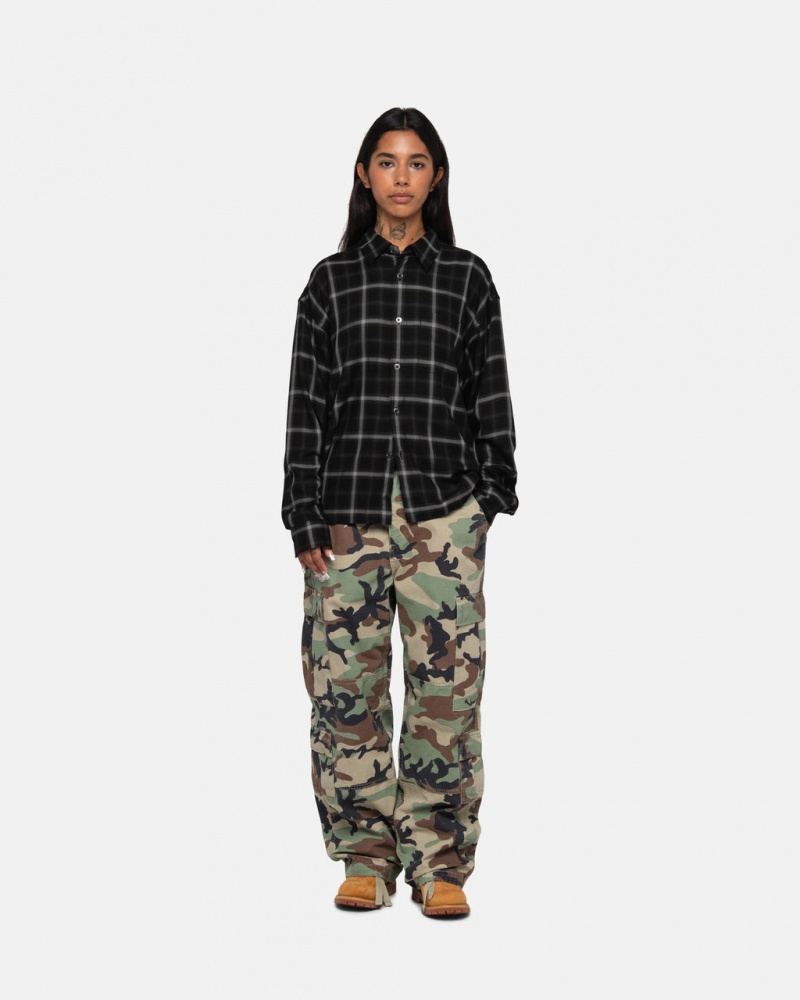 Stussy Surplus Cargo Ripstop - Unisex Jeans Pants Camo | FINZX65734