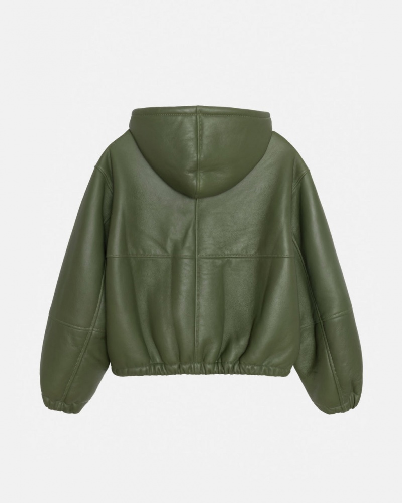 Stussy Työ Jacket Shearling - Unisex Jackets Vihreä | FIDFL94854