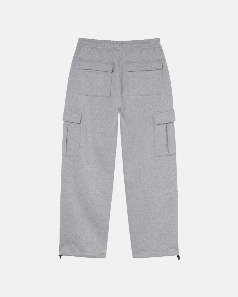 Stussy Urheilu Cargo Fleece Pant - Men&s Pants Harmaat | GFIUC63325