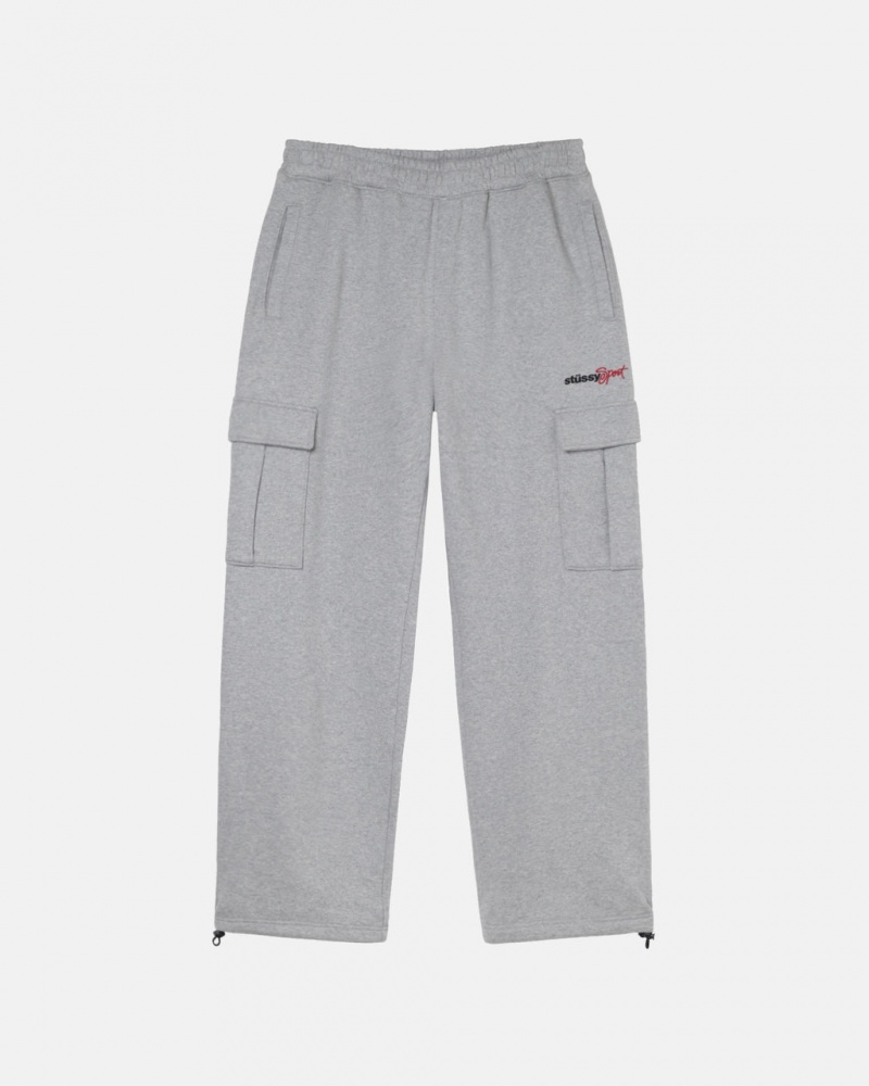 Stussy Urheilu Cargo Fleece Pant - Mens Pants Harmaat | FIJKU68355