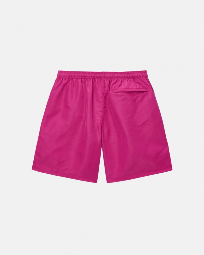 Stussy Vesi Lyhyt Big Basic - Unisex Shorts Trunks Pinkki | FIJVR87505