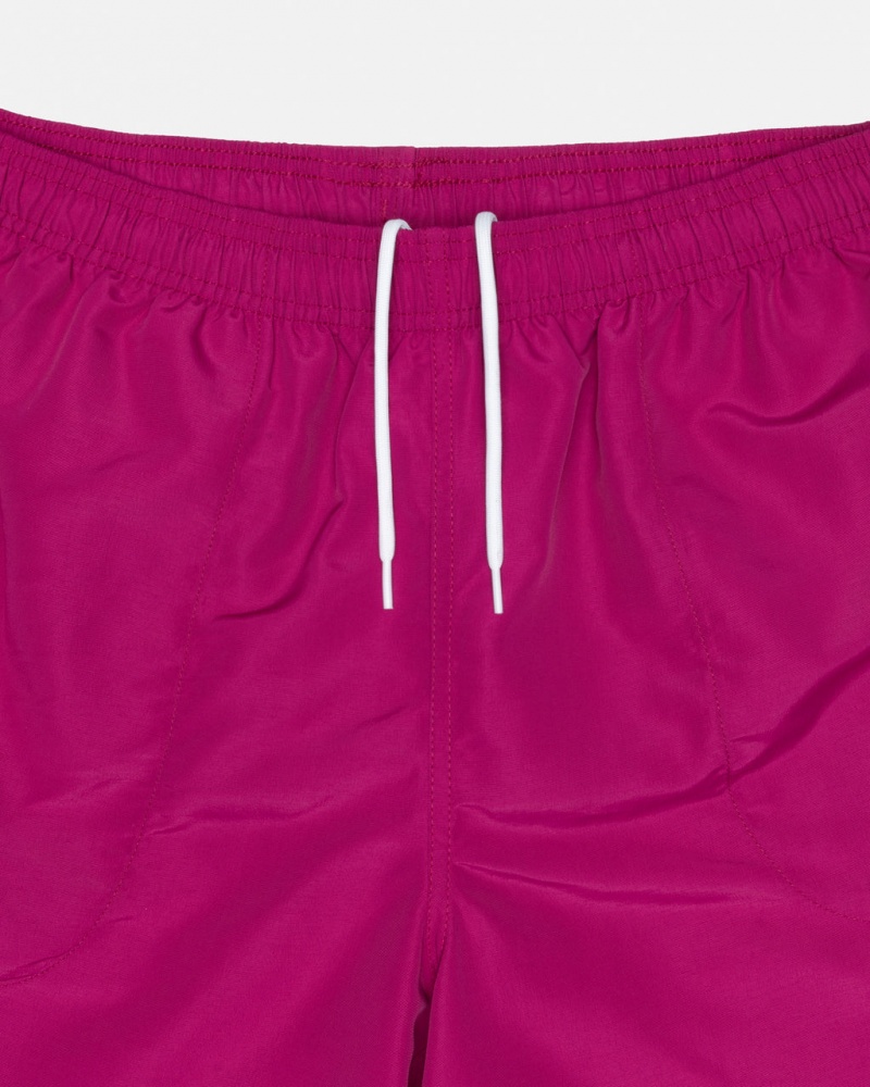 Stussy Vesi Lyhyt Big Basic - Unisex Shorts Trunks Pinkki | FIJVR87505