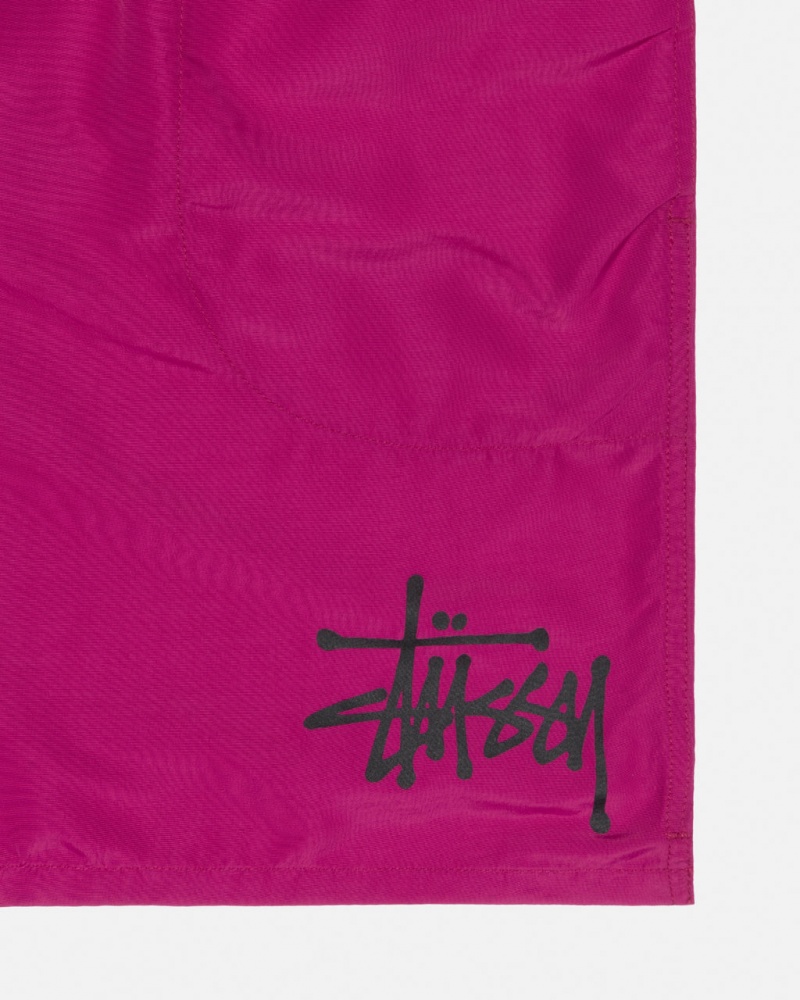 Stussy Vesi Lyhyt Big Basic - Unisex Shorts Trunks Pinkki | FIJVR87505