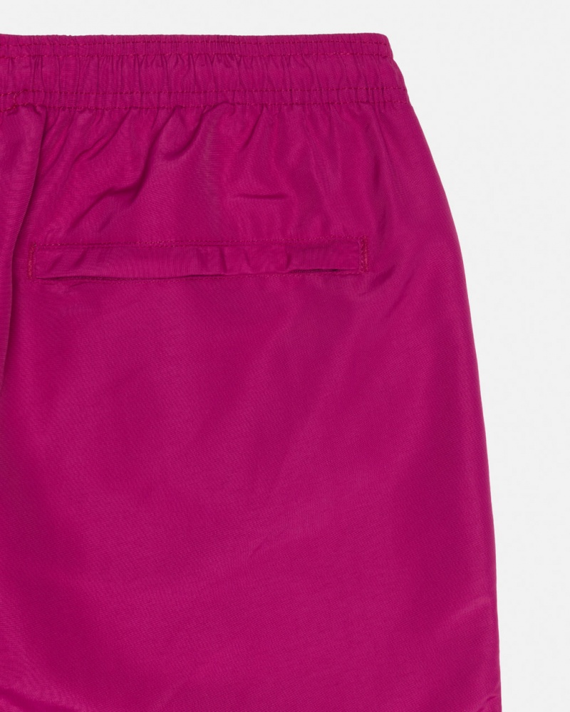 Stussy Vesi Lyhyt Big Basic - Unisex Shorts Trunks Pinkki | FIJVR87505