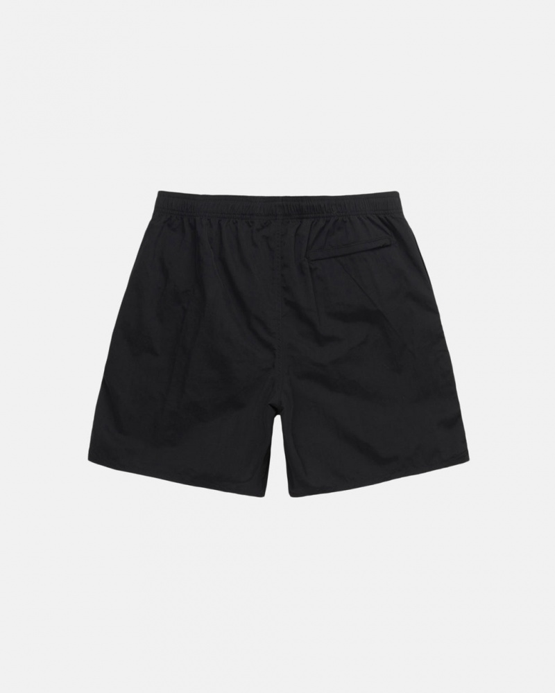 Stussy Vesi Lyhyt Stock - Unisex Shorts Trunks Mustat | FIZPD71510